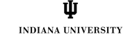 Indiana University Logo Black & White